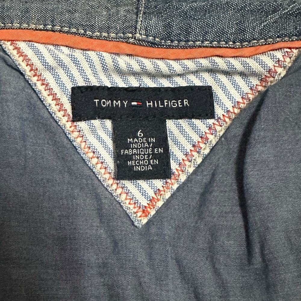 Tommy Hilfiger Denim Patchwork Button Front Dress… - image 4